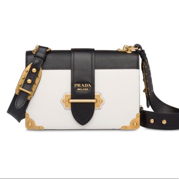 Prada Handbags - Prada Large Cahier Crossbody bag